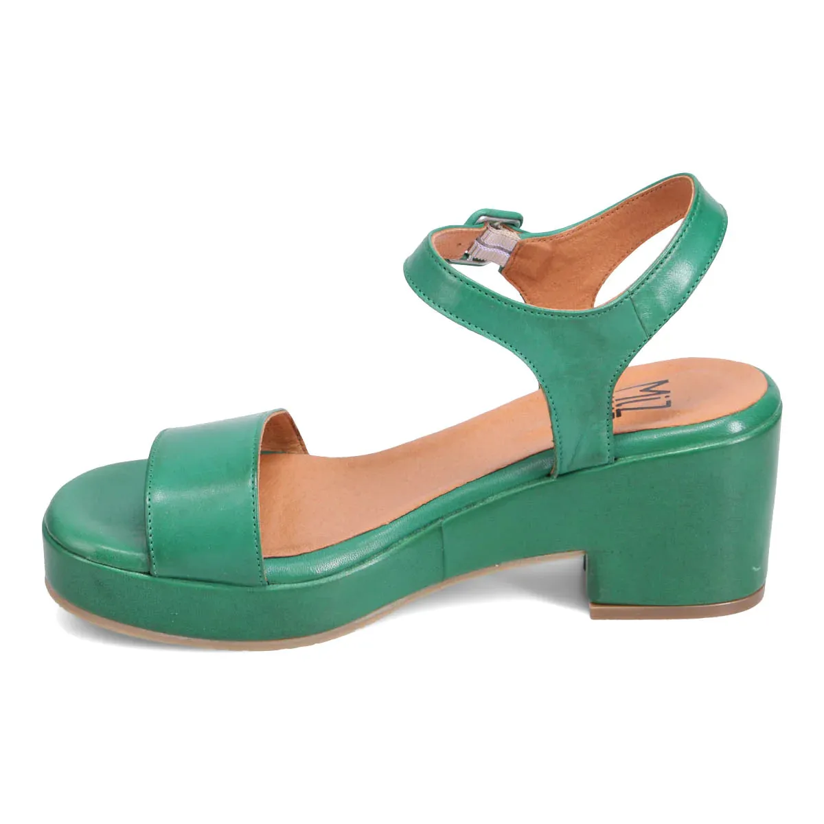 Miz Mooz GILLIE Platform Sandal in Emerald