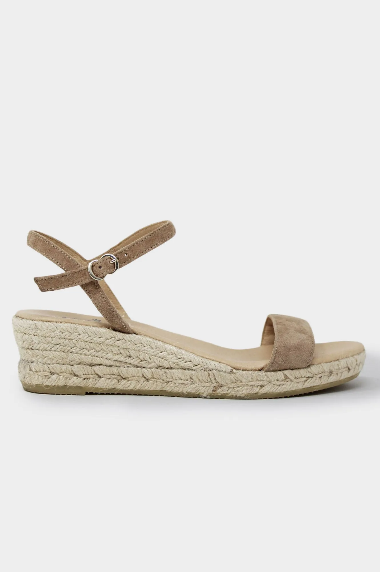 Moli Low Wedge Espadrilles | Almond