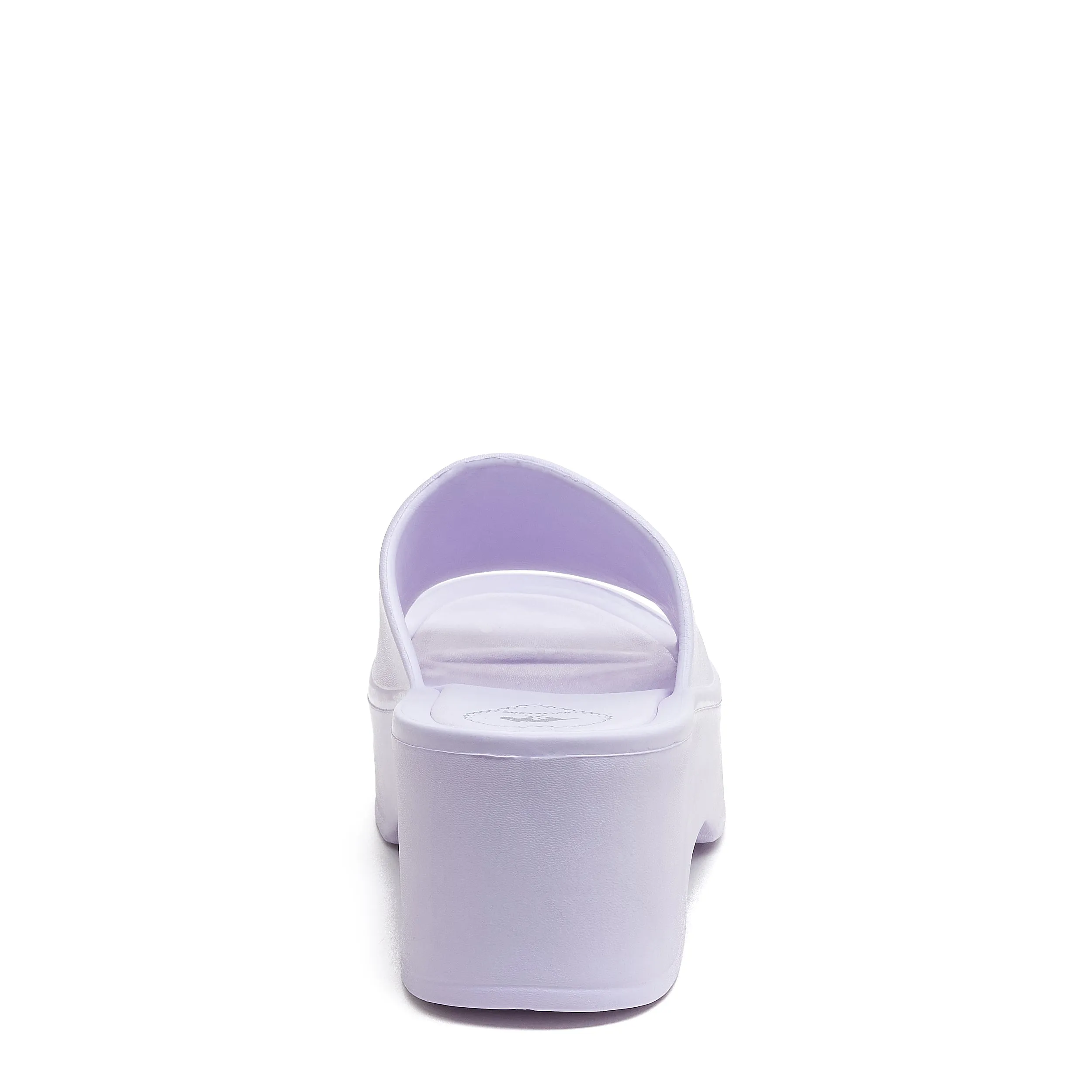 Petal Lavender Platform Slide Sandals