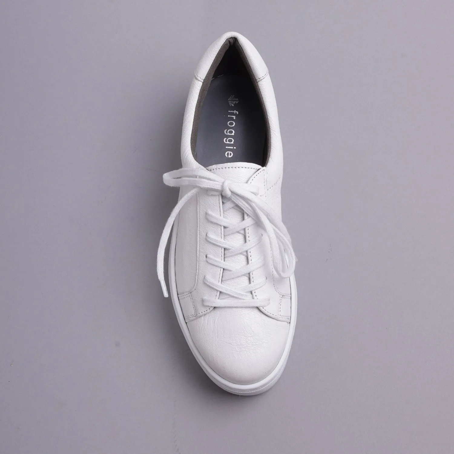 Platform Sneaker in White - 12025