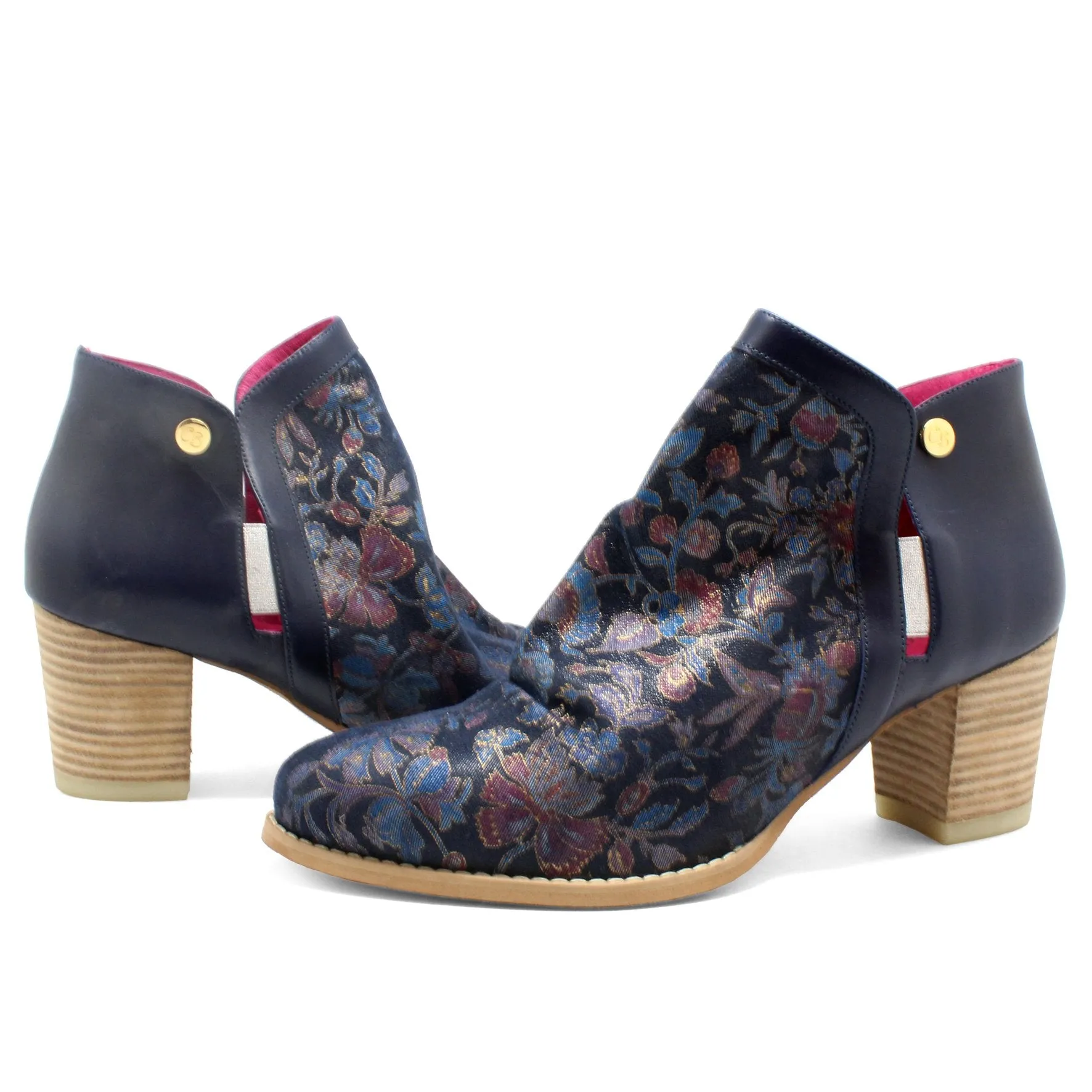 Plume - Navy Flower -LAST PAIR 37