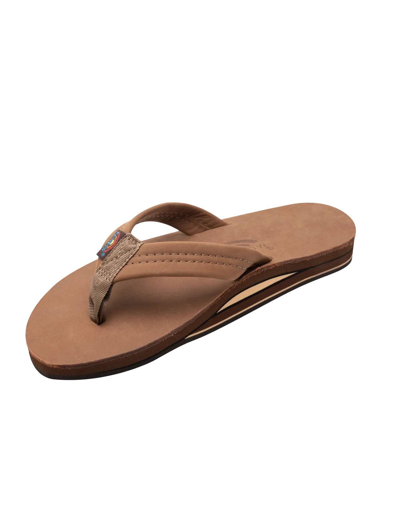 Premier Leather Double Layer Sandal Redwood