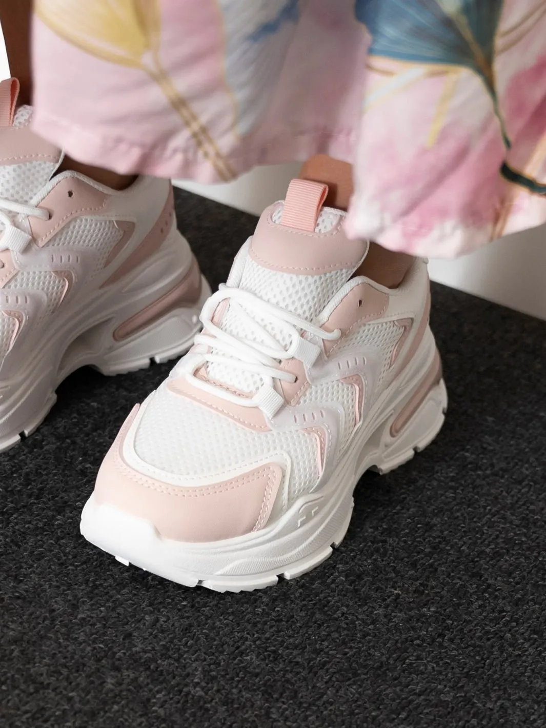 Raven sneakers white/pink