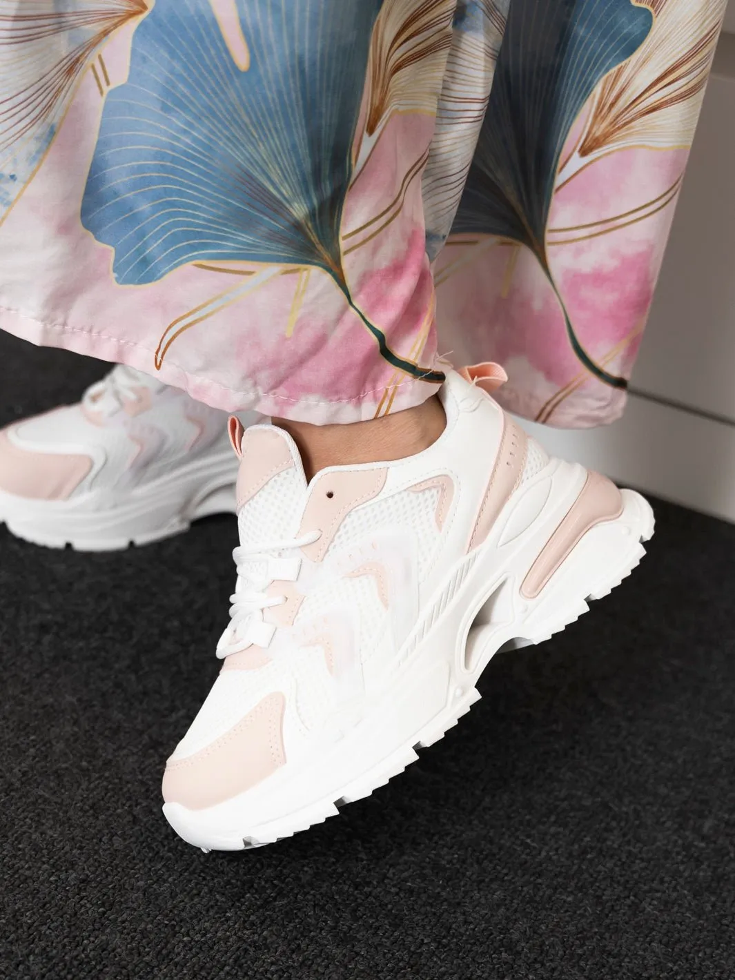 Raven sneakers white/pink