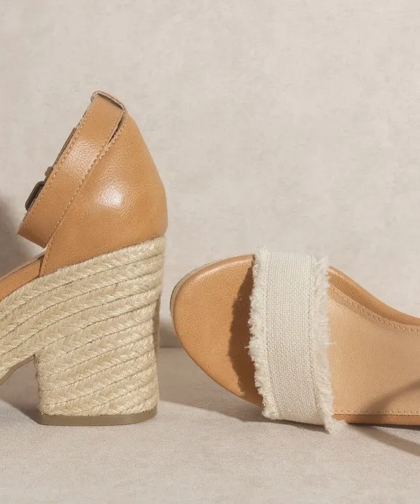 Riley - Espadrille Platform Sandal