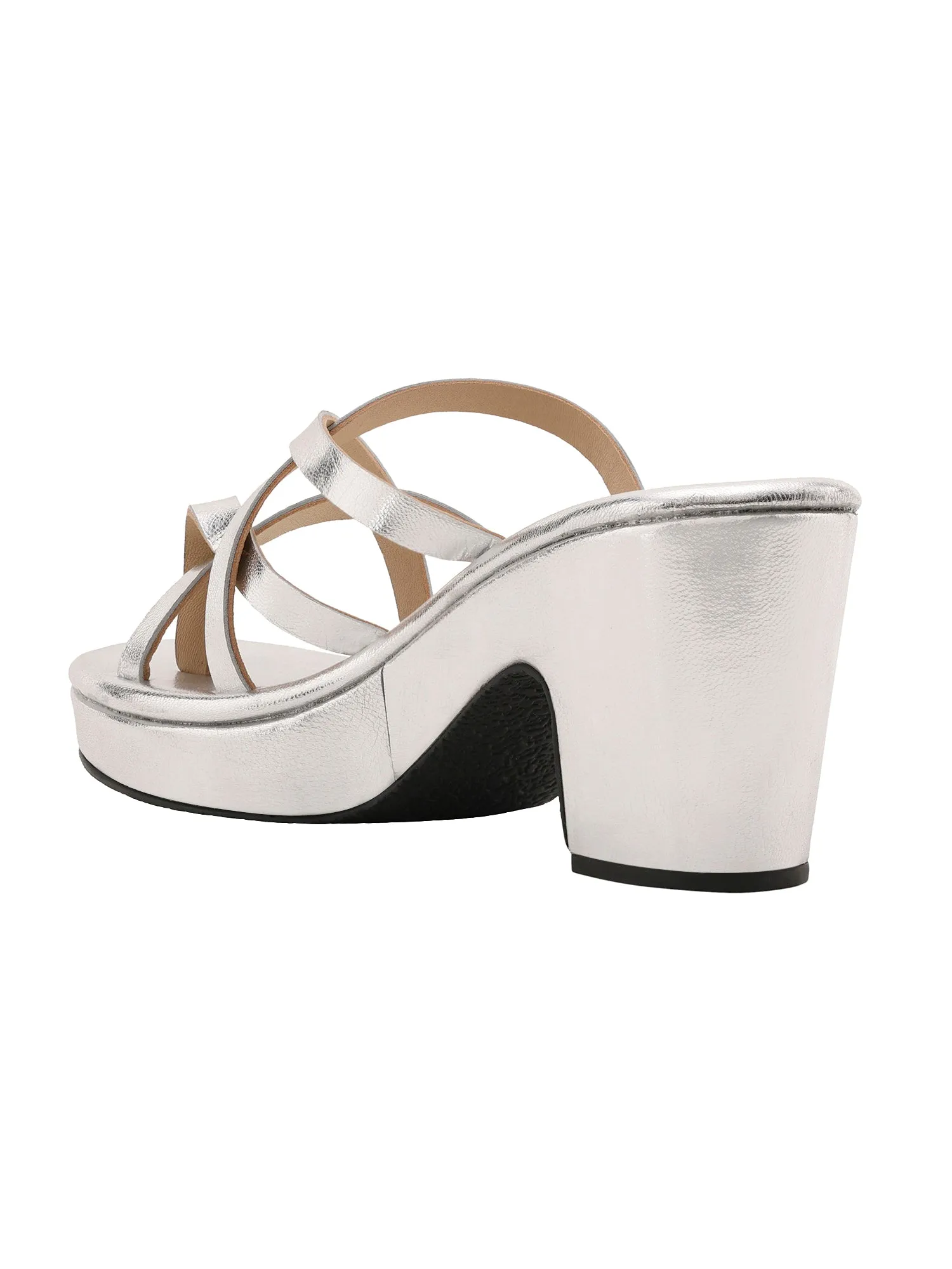 Salvadore Platforms in Silver For Women