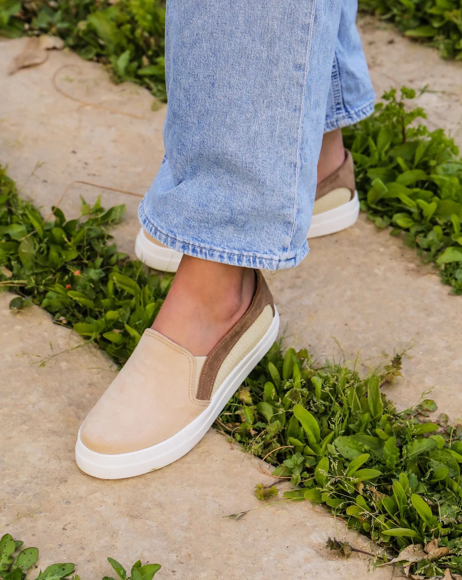 Slip On Espadrilles Beige X Cafe