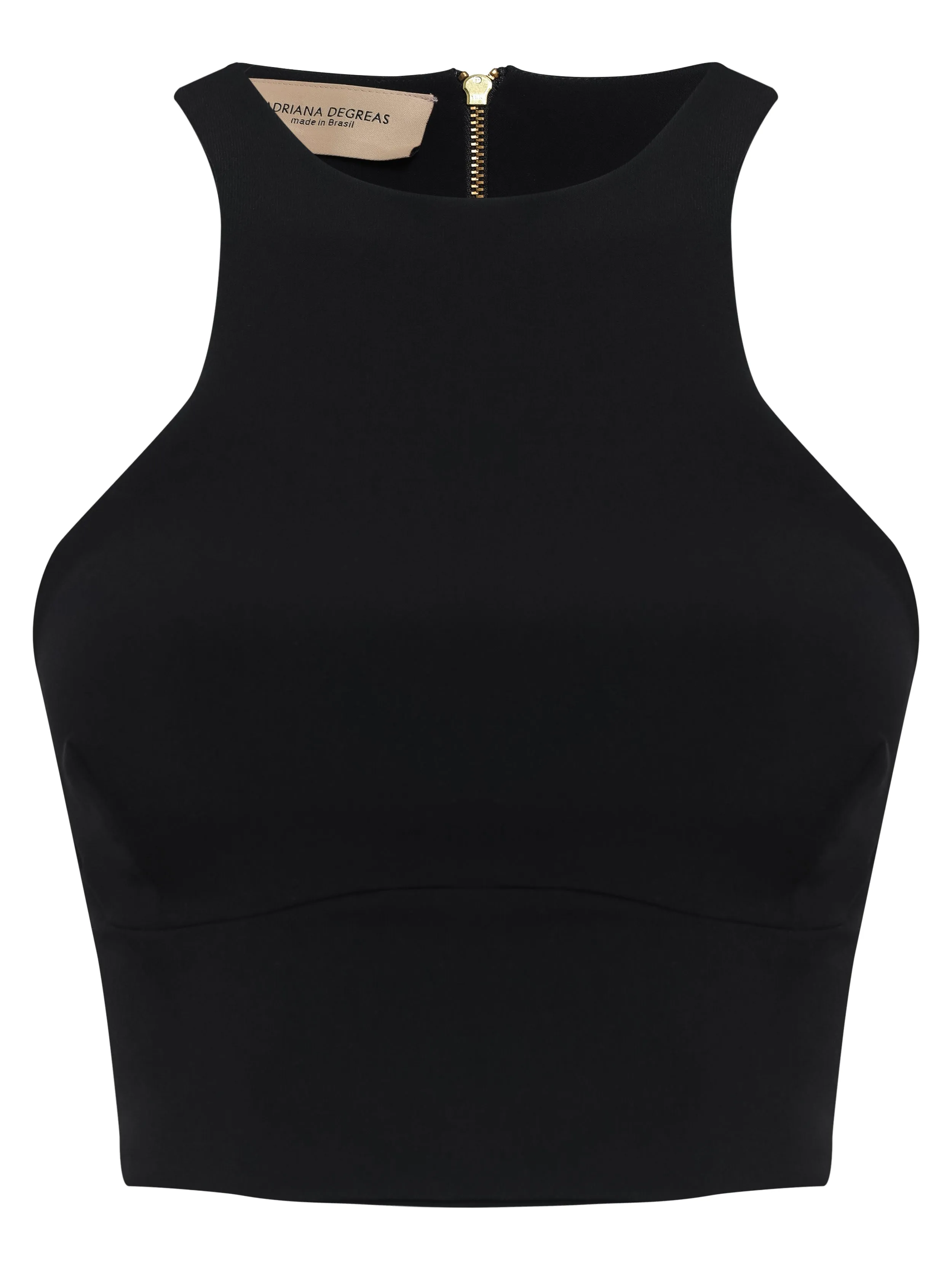 Solid Cut Out Detail Top