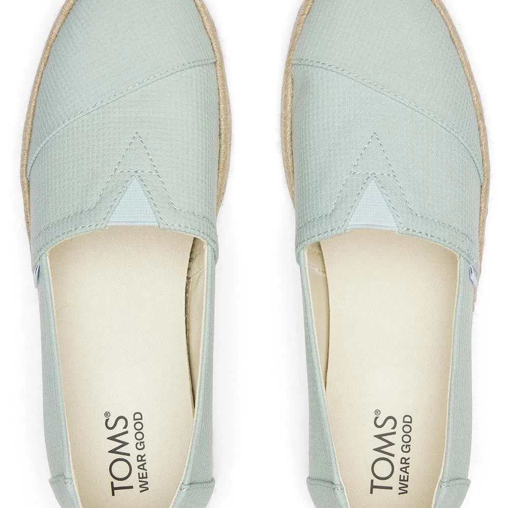 Toms Women Alpargata Rope 2.0 - Mint Green Espadrille