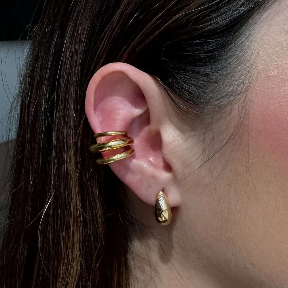 TRIPLE CHUNKY EARCUFF