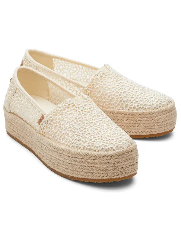 Valencia Rope Wrap Lace Platform Espadrilles