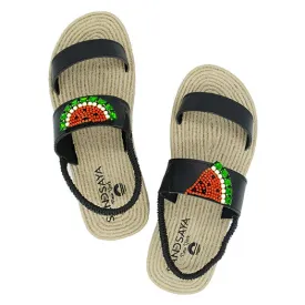 Watermelon - Waterproof Espadrille Platform