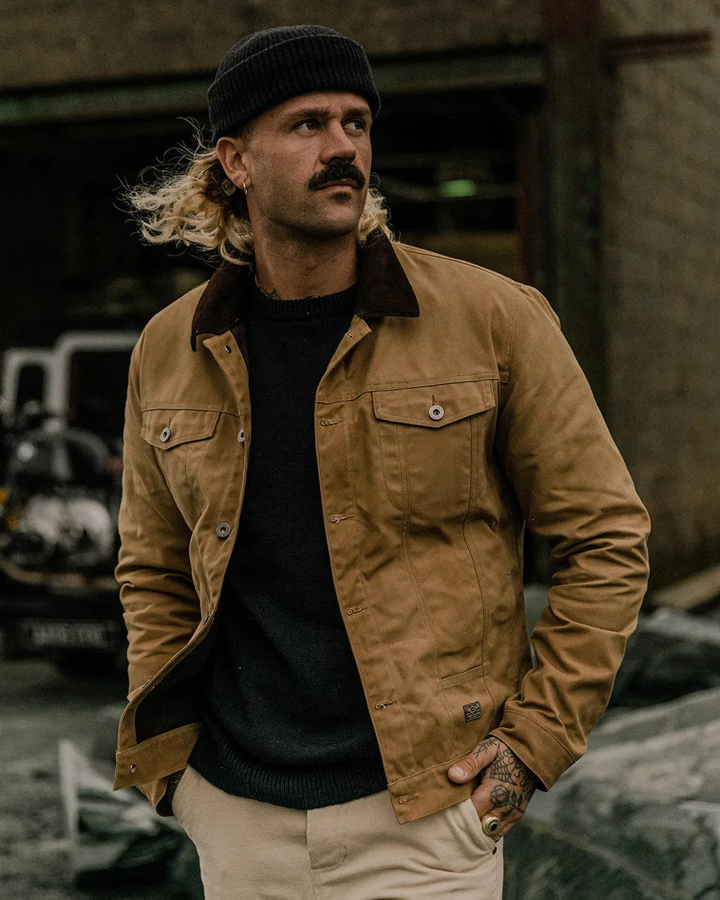 Wayfare Waxed Canvas Jacket - Tan