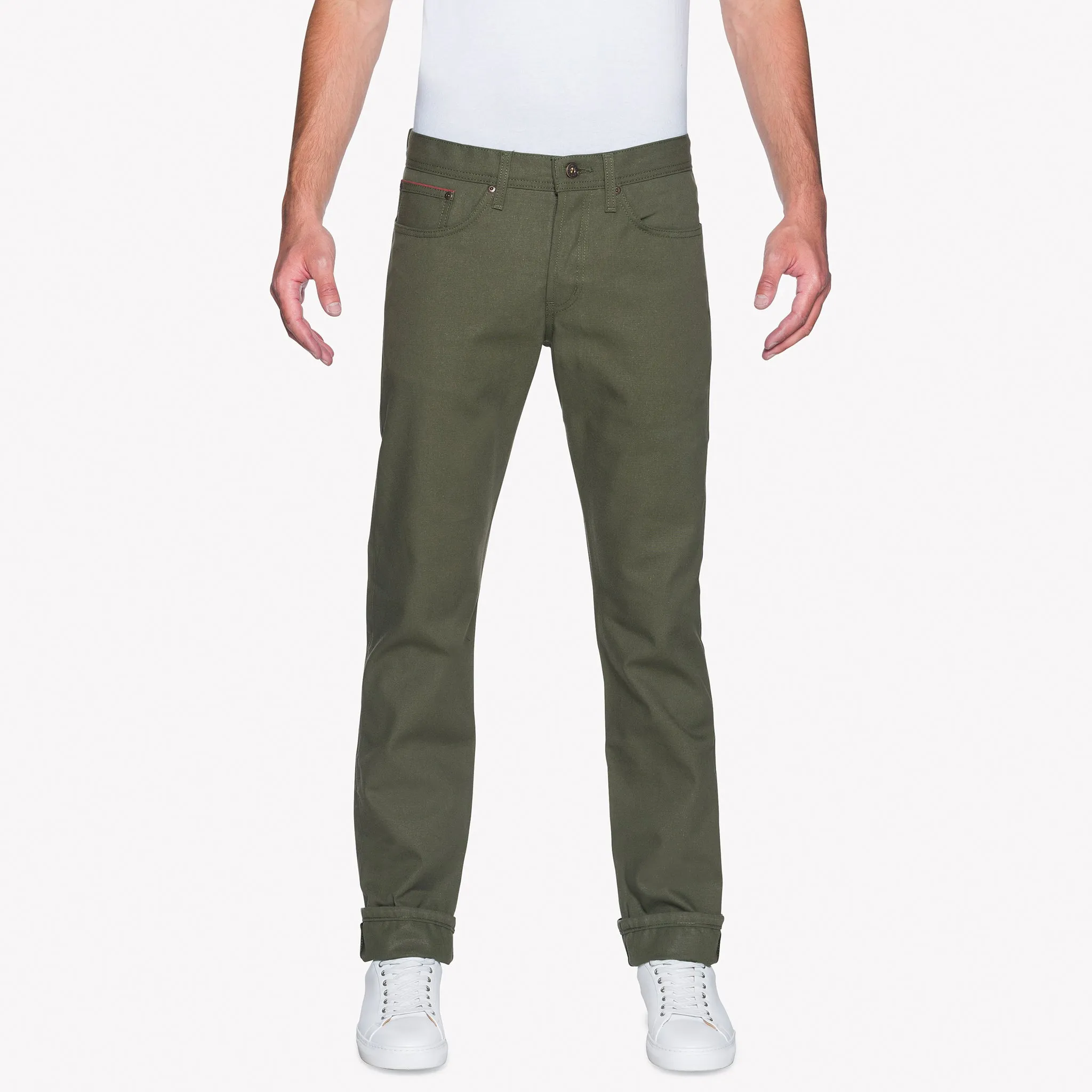 Weird Guy - Army Green Duck Selvedge